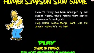 호머-심슨-쏘우-게임-Homer-Simpson-Saw-Game